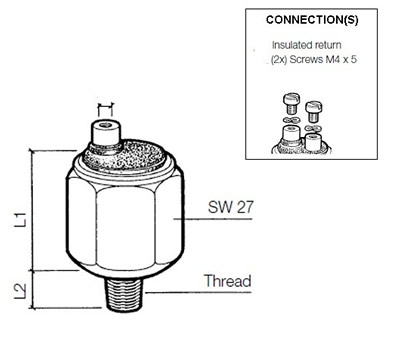 VDO Pressure switch 0.80 Bar